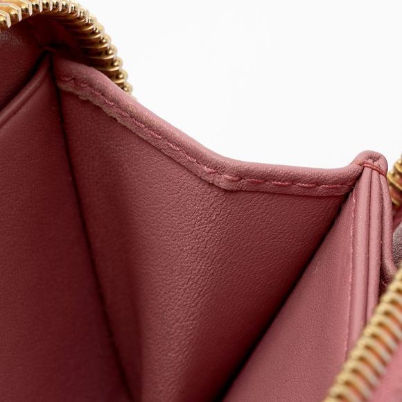 Prada Saffiano Zip Card Case Wallet - Picture 11 of 15